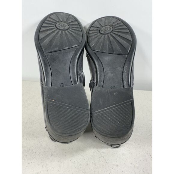 Bussola Size 37 EUR Gray Suede Zip Ankle Fashion Boots Bootie - Picture 6 of 7